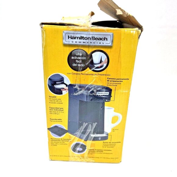 Hamilton Beach Commercial HDC200B Single Cup Coffee Maker Black Original Box - Picture 11 of 12